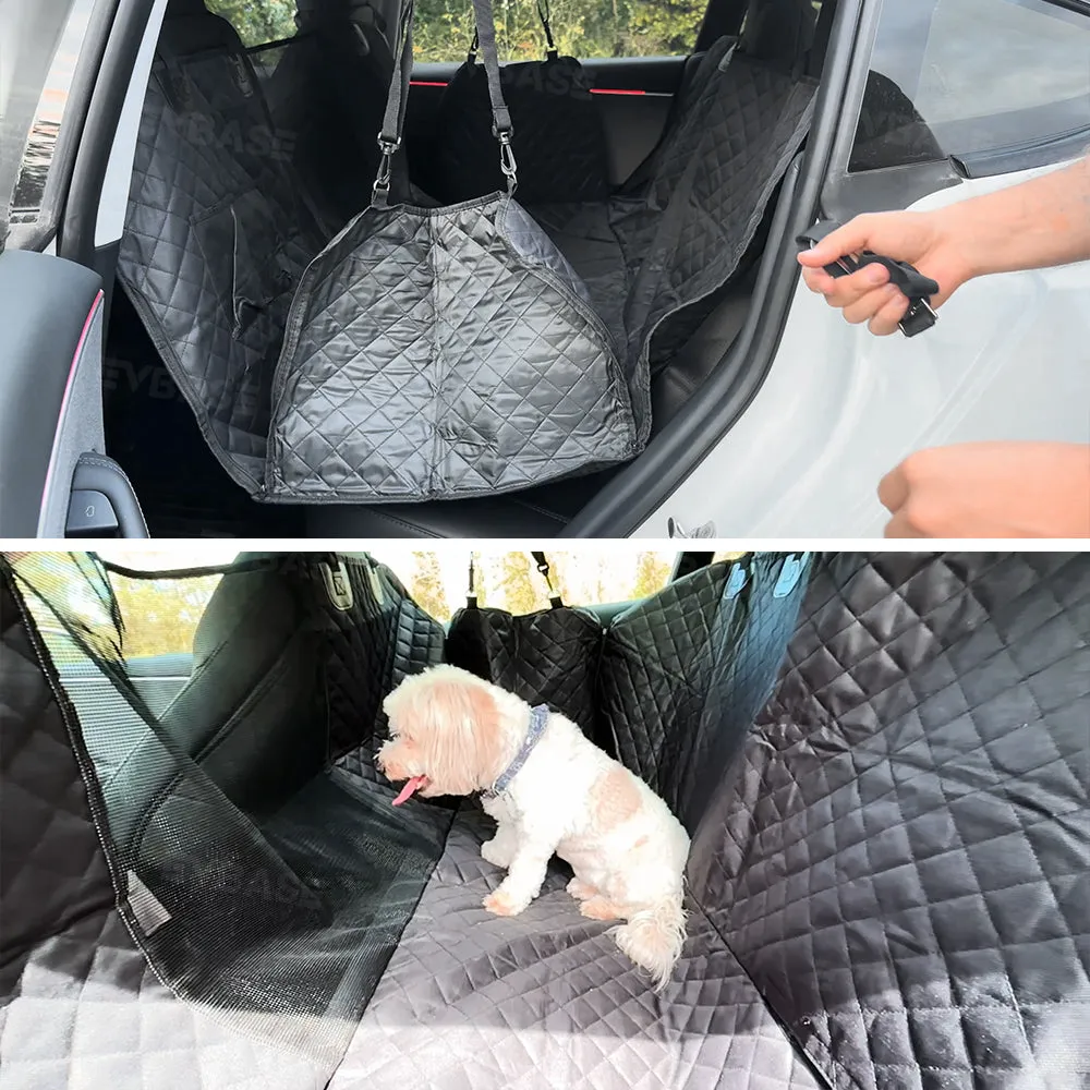 Tesla Pet Dog Car Seat Covers Rear Seat Protection Cover Waterproof Bench Cover