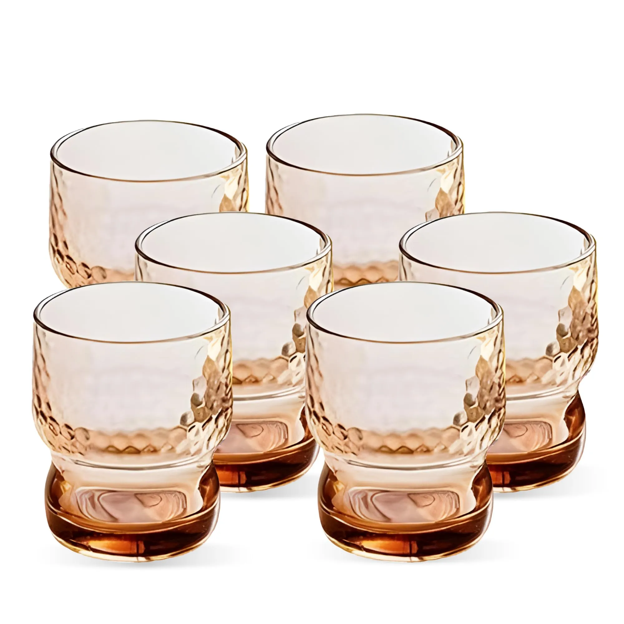 UMAI Water Glasses Set of 6 (300ml Each) | Juice Glasses | Lead Free Drinking Glasses | Kitchen Gift Items | Cold Drink Glass | Cocktail Glass | Kaanch Ke Glass | Housewarming Gifts | Gift for Men