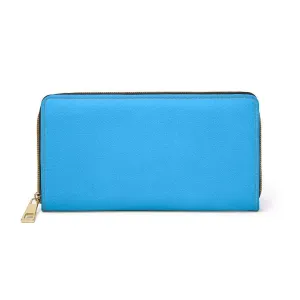 Uniquely You Womens Wallet - Zip Purse / Vibrant Blue Purse