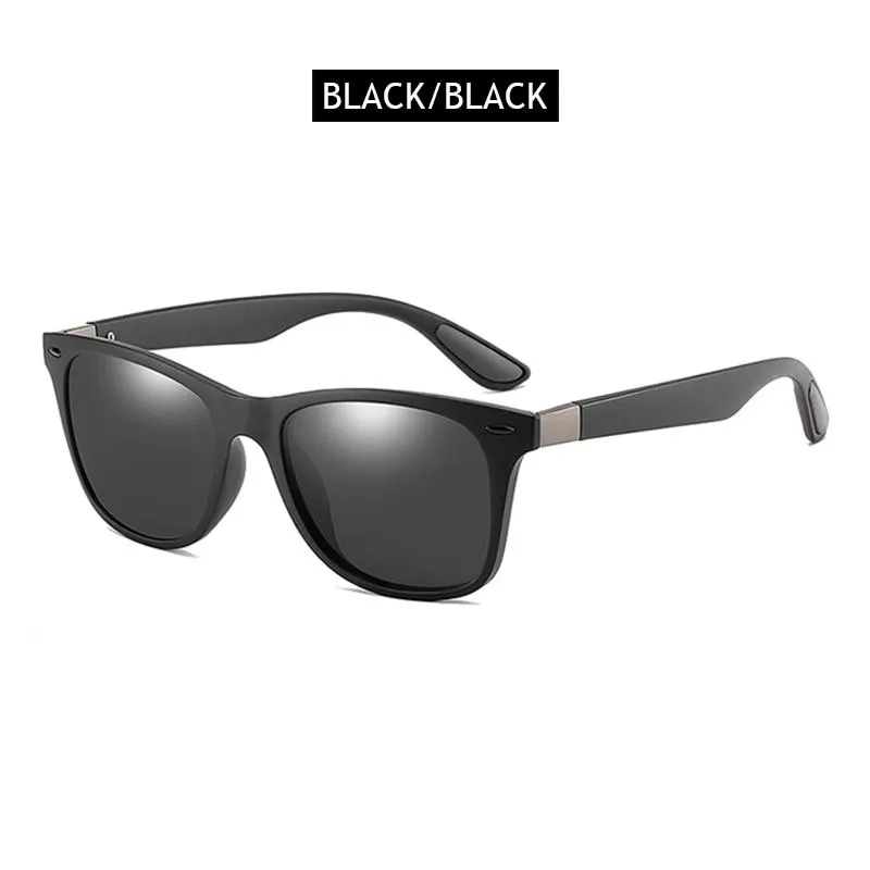 Unisex Stylish Polarised Classic Square Driving Sun Glasses