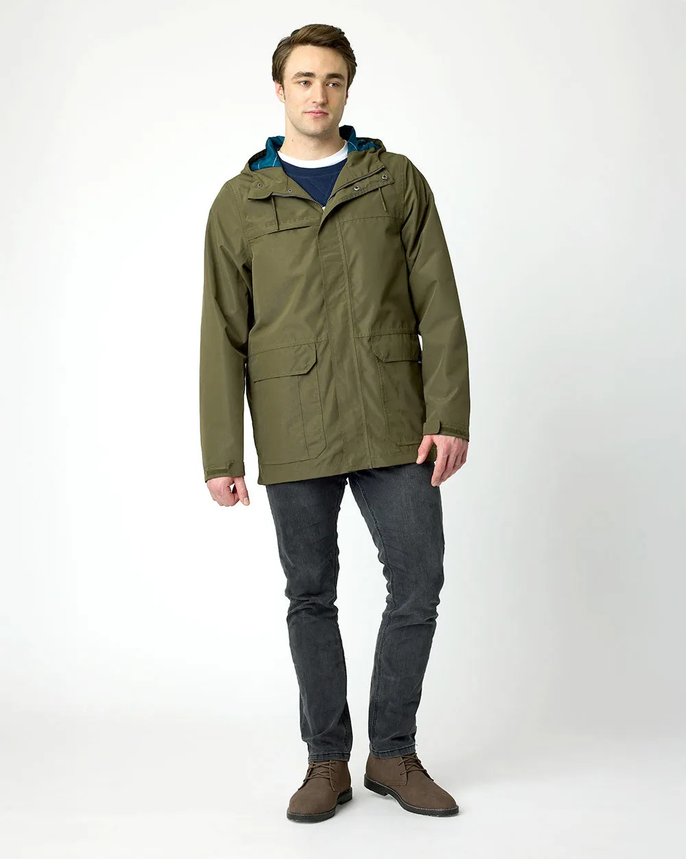 Wolf Jacket in Olive Green