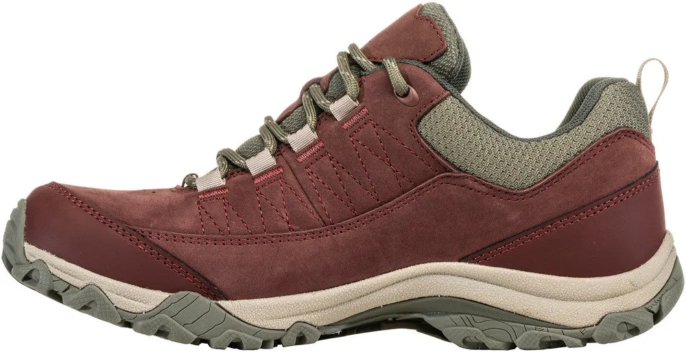 Women's Oboz Ousel Low Waterproof Color: Port