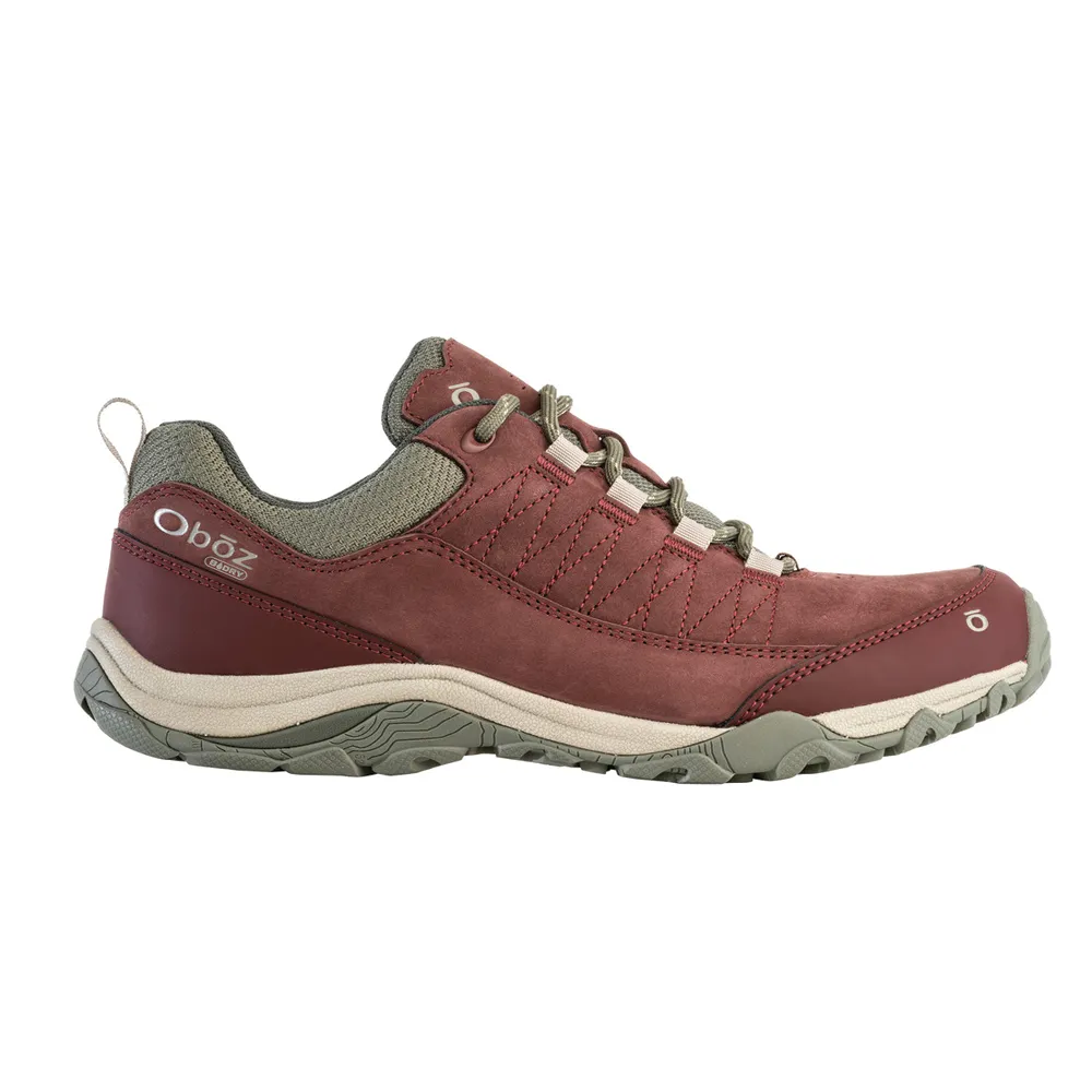 Women's Oboz Ousel Low Waterproof Color: Port